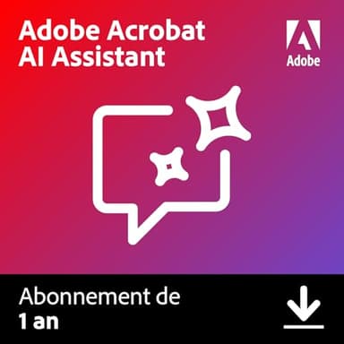 Adobe l'Assistant IA d'Acrobat | PC/Mac/Web | Téléchargement du logiciel | PDF Software | Activation requise