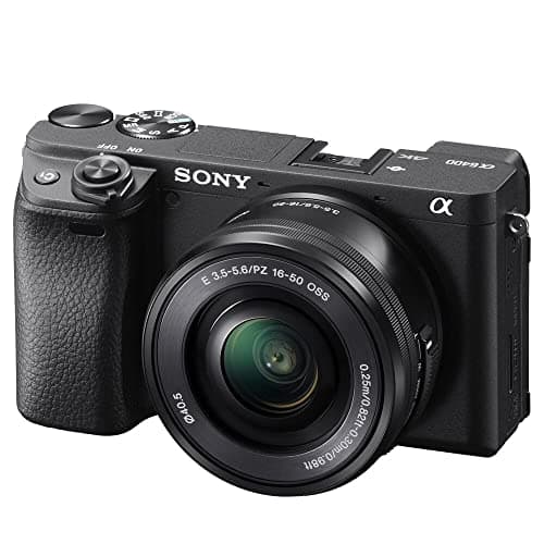 Sony Alpha 6400|Appareil Photo Numérique Hybride APS-C en kit avec l'Objectif Zoom E 16-50mm f/3.5-5.6 PZ OSS (24,2 MP, AF en 0.02s, Suivi des Yeux, 4K HLG, Ecran Selfie Vlogging)(ILCE6400, A6400)