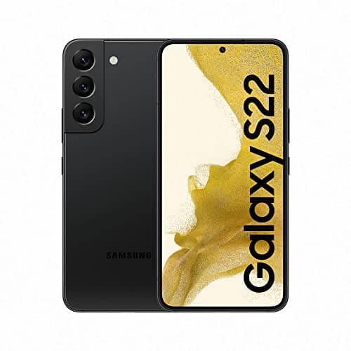 Samsung Galaxy S22, Téléphone mobile 5G 128Go Noir, Carte SIM non incluse, smartphone Android, Version FR