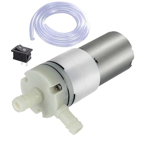 RUNCCI-YUN Mini Pompe 12v,370 DC 12V Pompe à Vide électrique,Pompe à Eau à Membrane 12V Pompe auto-amorçante Micro Mini Pompe à Eau Electrique pour Machine à thé AquariumWater Cooling