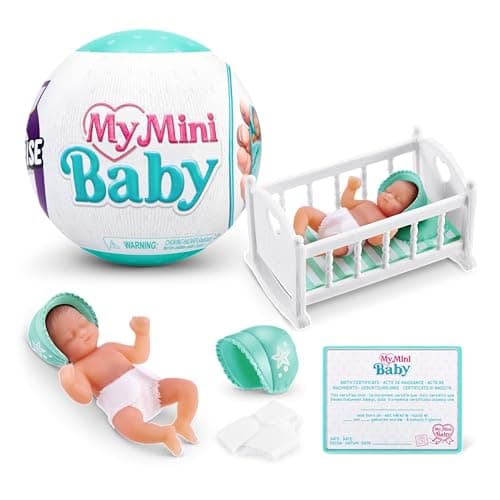 5 SURPRISE My Mini Baby Capsule mystère à Collectionner, Jouet pour Filles, bébé Miniature réaliste, Ensemble de Jeu et Accessoires