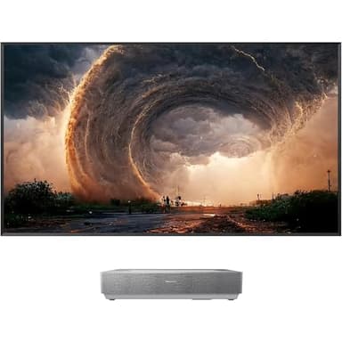 Hisense 100L5HD Laser TV - Vidéoprojecteur 4K ultra courte focale avec écran