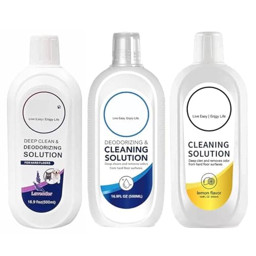 Nettoyant Pour Sols, 500ml, Paquet de 3, Produit Nettoyant Compatible avec Tineco FLOOR ONE S3/S5/S6/S7, iFLOOR Séries, Parfum Original/Citron/Lavande