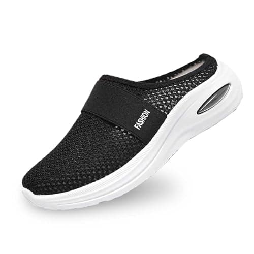 Sabots Femmes Homme Mules Chaussons de Maison Chaussures de Jardin Perforés Intérieur Extérieur D'Été Respirante Antidérapant Pantoufle