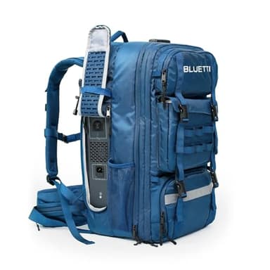 BLUETTI Handsfree 2 Station Électrique Portable à Dos, 512Wh 700W LiFePO4 Générateur Solaire avec Sac à Dos 60L, Système d'Alimentation Solaire Tout en Un pour Randonnée, Photographie, Voyages