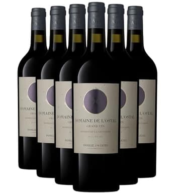 Minervois-La-Livinière Grand Vin - Rouge 2021 - Domaine de l'Ostal - Vin Rouge du Languedoc - Roussillon (6x75cl) HVE