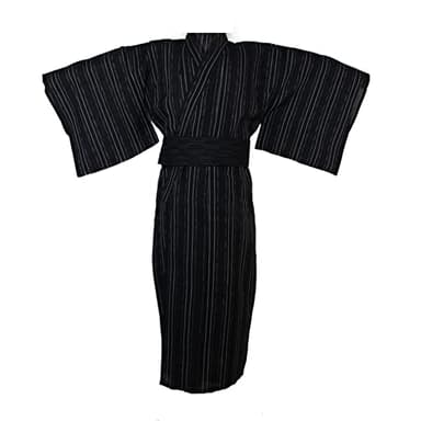 FANCYPUMPKIN Peignoir Kimono Yukata Japonais Homme Peignoir Taille XL -R03