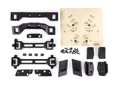 Kit de conversion de carrosserie, Slash 4 x 4 (comprend des supports avant et arrière, des loquets, du matériel) (pour montage sans clip)