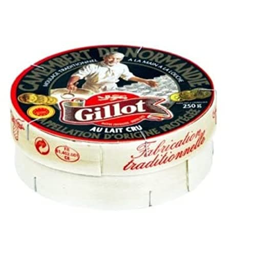 Gillot Camembert aop, au lait cru - La boîte de 250g