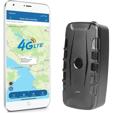 TKMARS Traceur GPS Voiture 4G Longue Autonomie 6 Mois,Tracker Aimanté Suivi en Temps Réel Aucune Limite De Distance Traqueur Camions Étanche Ip67 Plusieurs Alarme pour iOS/Android TK918