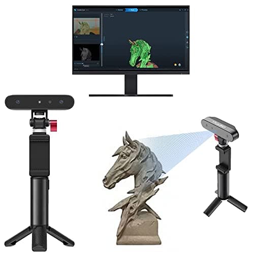 Creality 3D Scanner CR-Scan Ferret, 3D Scanner pour impression et modélisation 3D, scanner portable avec balayage rapide 30 fps, précision de 0,1 mm, mode de balayage avec deux
