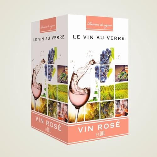 Pierre Vincent - Vin rosé élégant et frais, Bag-in-Box 10L BIB (1 x 10L)