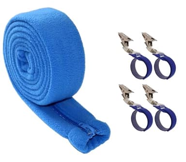 CPAP Housse de tuyau avec 4 clips de maintien, isolation de tube en polaire douce avec fermeture éclair, universel et compatible avec la plupart des tubes CPAP