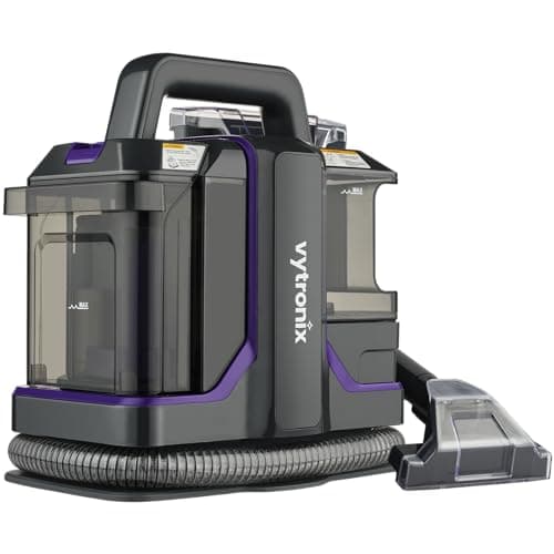 Vytronix SWASH450P Spot Cleaner | Spot & Stain Remover | Clean Up Spills & Pet Messes from Carpets, Stairs, Upholstery & Car Seats | Self Cleaning Function, 450W, 1L Capacity Twin Tank Spot Washer Y