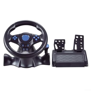 Pro Volant de Jeux Volant avec Pedale, 180° Volant PC de jeu, Volant pédalier Superdrive, Palettes de Changement de Vitesse, pour Switch, Xbox, PS4, PS2, PS3, PC et appareils