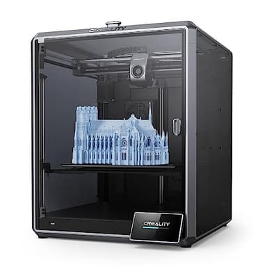 Creality K1 Max Imprimante 3D avec caméra AI LiDAR AI 300 x 300 x 300 mm Grand volume d'impression 600 mm/s Vitesse d'impression double nivellement automatique mains libres Double refroidissement
