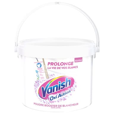 Vanish détachant Oxi Action Blanc - Poudre efficace dès 30° - 2.25 kg