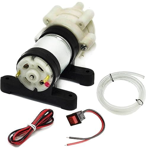 RUNCCI-YUN Mini Pompe 12v,DC 12V Pompe à Vide électrique,Pompe à Eau à Membrane 12V Pompe auto-amorçante Micro Mini Pompe à Eau Electrique pour Machine à thé AquariumWater Cooling