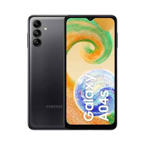 SAMSUNG Galaxy A04S, Téléphone Mobile 4G 6,5", 32GB, Carte SIM Non Incluse, Android, Version FR, Noir
