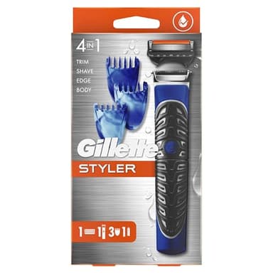 Gillette Tondeuse De Précision Corps Et Barbe 4 En 1 Pour Homme, Rasoir Et Sculpteuse, Avec 1 Lame ProGlide et 3 Sabots