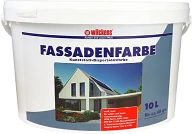 Wilckens 13391000110 Peinture pour façade Blanc 10 l