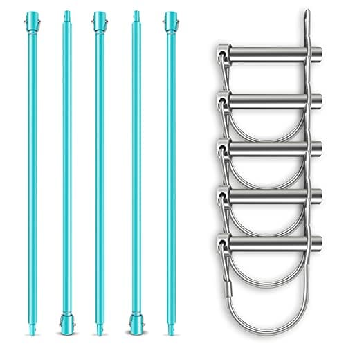 BRUNNENTAL ® Rallonge de 5m + 5x Quick Change - Pour foreuse de puits Foreuse à main pour le forage en profondeur - 500cm - Kit de puits 5 m - Acier pour les utilisations les plus dures