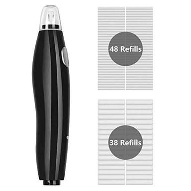 GuDoQi Gomme Electrique, Gomme Automatique Rechargeable, Gomme à Crayon avec 86 Recharges de Gomme, Idéal pour Les Artistes, Dessinateurs, Architectes Fournitures de Bureau et Écoles