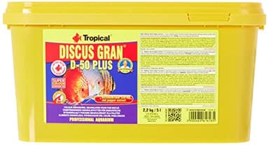 TROPICAL Discus Gran D-50 Plus Nourriture pour Discus et aux autres espèces de poissons 5 L - 2,2 Kg