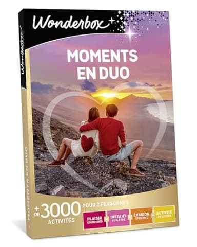 Moments En Duo - Coffret Cadeau - Wonderbox - Idée Cadeau Multi Activités