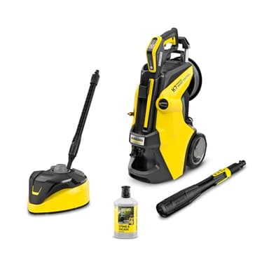 Kärcher K 7 Nettoyeur Haute Pression, Premium Smart Control: Lien innovant à Une App Via Le Bluetooth - Solution puissante pour Chaque tâche - INCL. Enrouleur de Tuyau 1.317-230.0 Jaune Et Noir