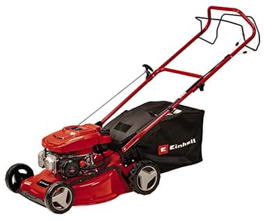 Einhell Tondeuse à gazon thermique GC-PM 46/5 S (146cc, surfaces jusqu’à 1 400 m², Largeur de coupe 46 cm)
