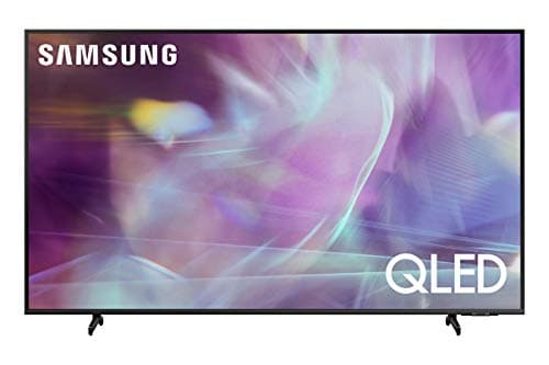 SAMSUNG TV QLED QE55Q60AAUXZT, Smart TV 55" Série Q60A, Modèle Base, QLED 4K UHD, Alexa intégré, 2021, DVB-T2 [Efficacité énergétique Classe F]