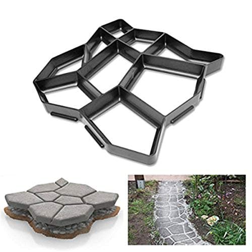 QMYS Matrices de découpe irrégulières en résine noire compacte pour jardin, pelouse, bricolage, réutilisables, faciles à utiliser, largement pour la maison, les mariages, les fêtes, etc.