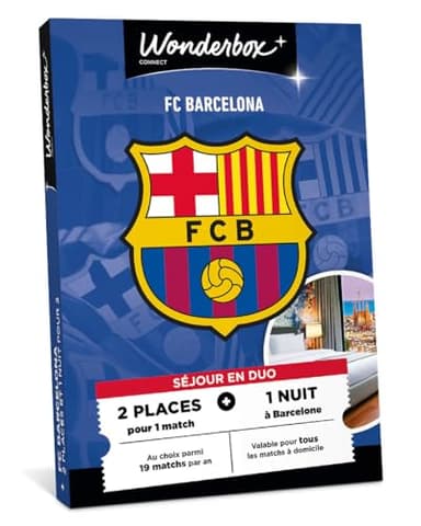 FC Barcelona - Séjour pour 2 - Coffret Cadeau - Ticketbox - Idée Cadeau Divertissement