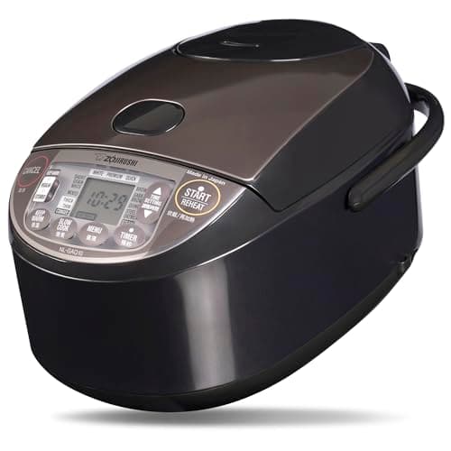 ZOJIRUSHI Cuiseur à riz premium NL-GAQ10-1,0 litre - avec fonction de maintien au chaud - avec verre doseur, cuillère à riz et panier vapeur - Avec cordon d'alimentation européen