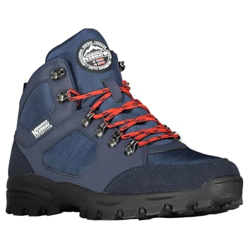 Geographical Norway Ozone Men - Chaussures de randonnée Montantes Homme | Confortables et légères | Imperméables pour Marche et Trekking | Chaussure Basses résistantes et durables (Marine 41)