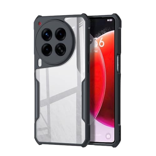 QINOUK Étui pour Tecno Camon 30 Premier, [Protection Airbag] Étui de Protection Transparent en PC + TPU Souple, Etui Anti-Rayures pour Tecno Camon 30 Premier
