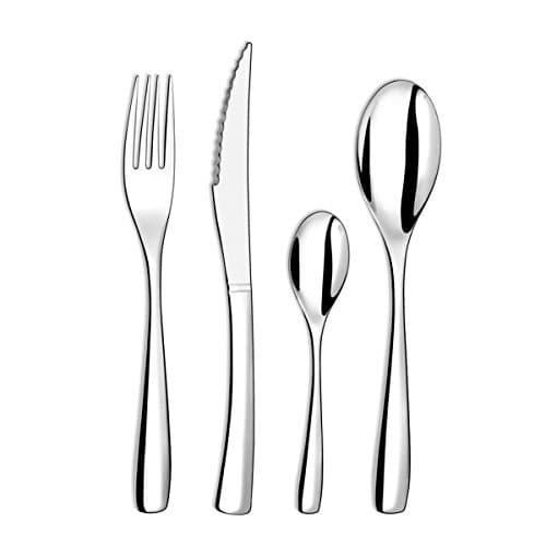 Amefa 246000AF01C40 Danube Couverts de table/coffret 6 personnes Acier Inoxydable/Couvert Monobloc Finition Brillante 13,7 x 7 x 26,5 cm