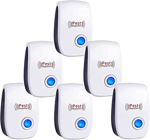 Ultrason Anti Moustique, 6 Pack Ultrason Souris et Rats & Insectes Répulsif Électronique, Répulsif Ultrason Anti-Rongeurs Insectes Anti Insectes, Moustiques, Fourmis, Rats, Araignées