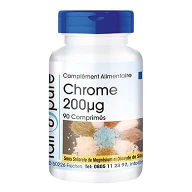Fair & Pure® - Chrome 200µg - picolinate de chrome - végan - sans levure - 90 comprimés
