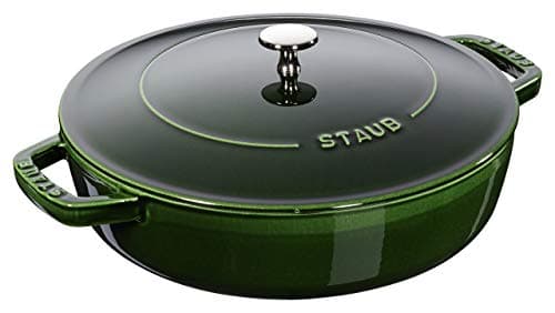 STAUB 40511-479-0 Sauteuse en Fonte, Basilic, 24 cm