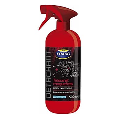 AUTO PRATIC Nettoyant Détachant Tissus et Moquettes 500 ml – Élimine Taches et Saletés