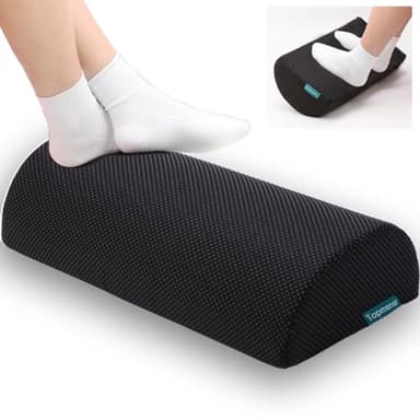 Topmener Repose-Pieds Bureau Repose Pied Ergonomique Repose Pieds Repose Jambes avec Mousse Haute Densité pour Une Assise Confortable: Améliore la Posture, Les Jambes, et Les Genoux