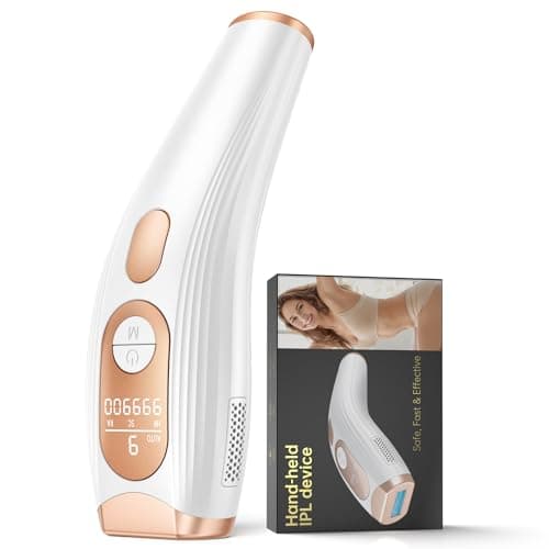 3 en 1 IPL Épilateur Lumière Pulsée, 9 Niveaux d'Energie IPL Épilateur Laser pour Femme/Homme Visage Corps Bikini Aisselles Jambes - 999990 Flashes