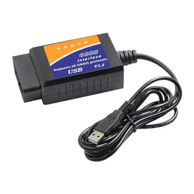 CGEAMDY V1.5 USB OBD2 Diagnostic de Voiture Scanner, Connecteur USB Connector Scanner d'interface de Câble, Valise de Diagnostic Tous Véhicules, Voiture Outil de Diagnostic OBDII Professionnel