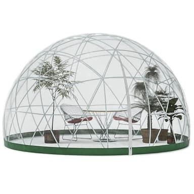 twostronking Dôme De Serre à Bulles avec Vue Panoramique à 360°, Dôme Igloo pour Patio, avec Couvercle Transparent, 12 Pieds De Diamètre, Coupe-Vent à 10 Niveaux, Peut Accueillir 4 à 7 Personnes