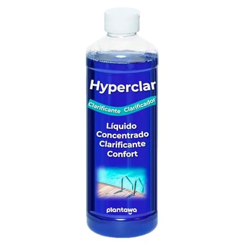 PLANTAWA Clarifiant Piscine 500 ML | Clarificateur Super Concentré pour éliminer la Turbidité et Les Graisses | Détendeur d'eau de Piscine Facile à doser | Eau Claire