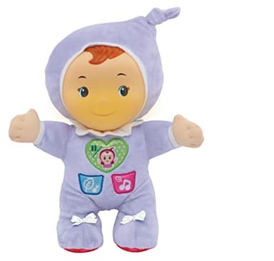 VTech - Louison, Mon Lumi Poupon, Poupée Doudou Bébé, Veilleuse Réglable, Jouet Musical Bébé, Musique Douce, Berceuses et Sons de la Nature, Cadeau de Naissance - Contenu en Français