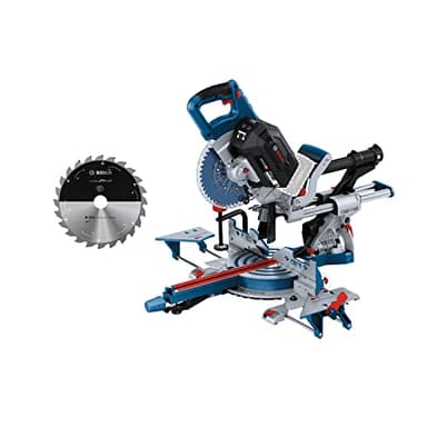 Bosch Professional scie à onglets radiale sans-fil BITURBO GCM 18V-216 DC (diamètre de lame : 216 mm, incl. 2x lames circulaires, dans boîte carton)