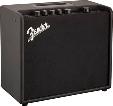 Fender Mustang LT25 Amplificateur de Guitare, 25 W avec Sons Polyvalents, 60 préréglages, 20 Types d'amplis, 25 Effets, Une Interface utilisateur Simple, avec accordeur intégré et connectivité USB
